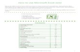 How to use Microsoft Excel 2007 - University of Wisconsinâ€“Madison