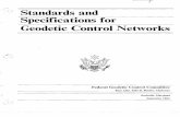 . 1· /' ', Specifications for Geodetic Control .Networks...c Library of Congress Cataloging in Publication Data United States. Federal Geodetic Control Committee. Standard and specifications