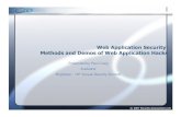 Web Application Security: Methods and Demos of Web Application Hacks