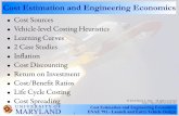 Cost Estimation and Engineering Economics - Dave Akin's Web Site