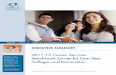 2011-12 Career Services Benchmark Survey for Four-Year Colleges