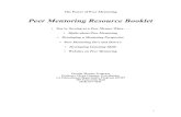Peer Mentoring Resource Booklet - California State University