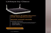 Cisco WRV210 Wireless-G VPN Router with RangeBooster Quick Start Guide