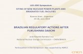 BRAZILIAN REGULATORY ACTIONS AFTER FUKUSHIMA DAIICHI