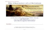 The Character of a Christian - Bible Baptist Church of