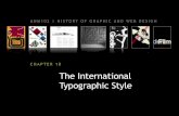 CHAPTER 18 The International Typographic Style