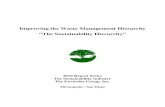 Improving the Waste Management Hierarchy â€œThe Sustainability