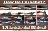 How Do I Crochet? 13 Basic Crochet Stitches and Free Beginner