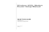 Wireless ADSL Modem Router Setup Manual - Computer Networking