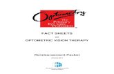 FACT SHEETS on OPTOMETRIC VISION THERAPY Reimbursement Packet