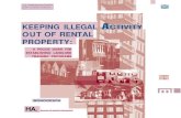 KEEPING ILLEGAL CTIVITY OUT OF RENTAL PROPERTY