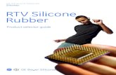 GE Advanced Materials Silicones RTV Silicone Rubber