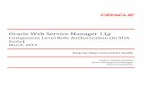 Oracle Web Service Manager 11g