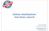 Online distribution: low fares search