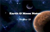 Earth & Moon Notes