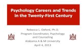 Psychology Careers and Trends for the Twenty-First Century
