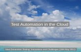 Test Automation in the Cloud - .: Automation Development Services