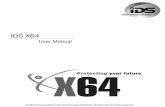 IDS X64 User Manual 700-398-01D Issued August 2010 1