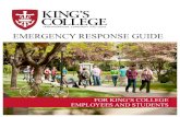 EMERGENCY RESPONSE GUIDE - King's College