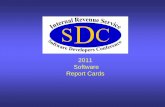 2011 Software Report Cards - Internal Revenue Service