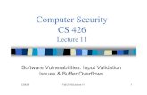 Computer Security CS 426 - Department of Computer Science, Purdue