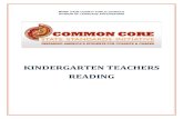 KINDERGARTEN TEACHERS READING - Division of Language Arts/Reading