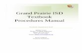 Grand Prairie ISD Textbook Procedures Manual