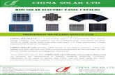 Mini Solar Electric Panel Catalog