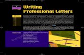 E Writing Professional Letters