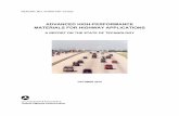 Advanced High Performance Materials for Highway Applications