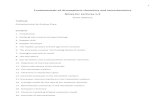 Fundamentals of Atmospheric chemistry and astrochemistry Notes for