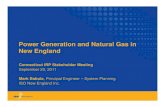 Power Generation and Natural Gas in New England - CT.gov Portal