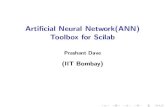 Artificial Neural Network(ANN) Toolbox for Scilab -