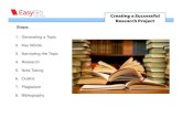 Creating a Successful Research Project - EasyBib: Free