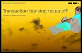 Transaction banking takes off* - PwC: Building relationships
