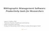 Bibliographic / Reference Management software as Productivity