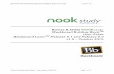 Barnes & Noble NOOKstudy Blackboard Application User Guide FINAL