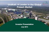 Uralkali: A Leader in the Global Potash Market