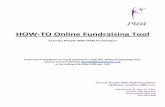 HOW-TO Online Fundraising Tool