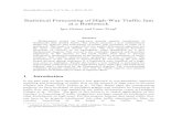 Statistical Forecasting of High-Way Traffic Jam