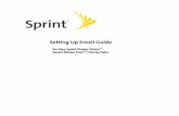 Setting Up Email Guide - Sprint