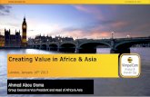 Creating Value in Africa & Asia