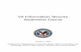 VA Information Security Awareness Course - VA Eastern Colorado