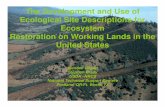 The Development and Use of Ecological Site Descriptions for