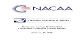 Thirteenth Annual NACAA/CFA Consumer Complaint Survey Report