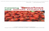 Canning Tomatoes and Tomato Products - [email protected] Home