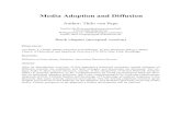 Media Adoption and Diffusion