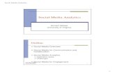 Social Media Analytics - UMN