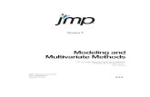 Modeling and Multivariate Methods - JMP Software - Data Analysis