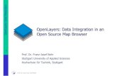 Open Source Map Browser OpenLayers: Data Integration in an